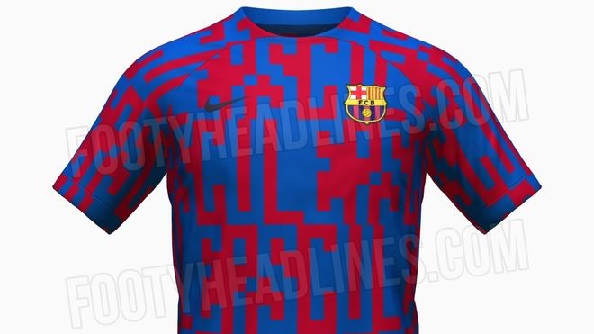 Le maillot d'échauffement 2022/2023 leaké - FC Barcelone - Blaugranas.fr